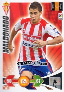 Sticker Maldonado - Liga BBVA 2009-2010. Adrenalyn XL n. 247 - Panini