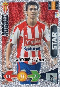 Sticker Miguel (S) - Liga BBVA 2009-2010. Adrenalyn XL n. 249 - Panini
