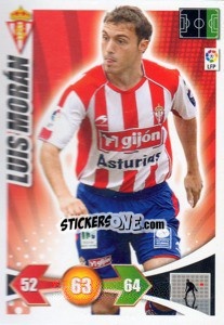 Sticker Luis Moran - Liga BBVA 2009-2010. Adrenalyn XL n. 250 - Panini