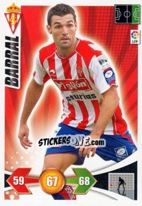 Sticker Barral - Liga BBVA 2009-2010. Adrenalyn XL n. 251 - Panini