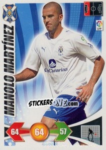 Figurina Manolo Martinez - Liga BBVA 2009-2010. Adrenalyn XL - Panini