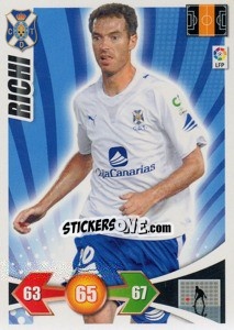 Sticker Richi - Liga BBVA 2009-2010. Adrenalyn XL n. 261 - Panini