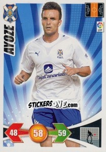 Sticker Ayoze - Liga BBVA 2009-2010. Adrenalyn XL n. 265 - Panini