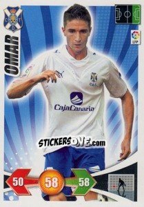 Figurina Omar - Liga BBVA 2009-2010. Adrenalyn XL - Panini