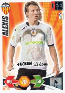 Sticker Alexis - Liga BBVA 2009-2010. Adrenalyn XL n. 277 - Panini
