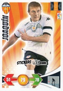 Sticker Joaquin - Liga BBVA 2009-2010. Adrenalyn XL n. 284 - Panini