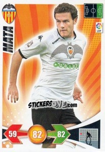Sticker Mata - Liga BBVA 2009-2010. Adrenalyn XL - Panini