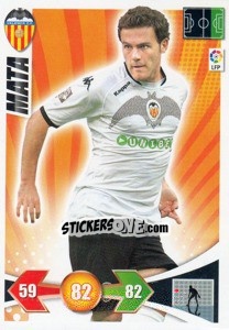 Sticker Mata - Liga BBVA 2009-2010. Adrenalyn XL n. 288 - Panini