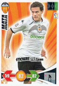 Cromo Mata - Liga BBVA 2009-2010. Adrenalyn XL - Panini