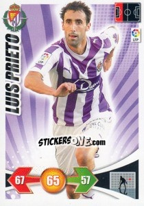 Sticker Luis Prieto - Liga BBVA 2009-2010. Adrenalyn XL n. 292 - Panini