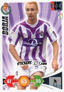 Sticker Borja - Liga BBVA 2009-2010. Adrenalyn XL n. 295 - Panini