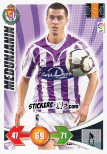 Sticker Medunjanin - Liga BBVA 2009-2010. Adrenalyn XL n. 296 - Panini