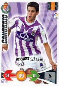 Sticker Canobbio - Liga BBVA 2009-2010. Adrenalyn XL n. 302 - Panini