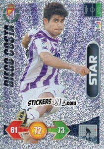 Sticker Diego Costa (S) - Liga BBVA 2009-2010. Adrenalyn XL n. 304 - Panini