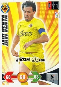 Cromo Javi Venta - Liga BBVA 2009-2010. Adrenalyn XL - Panini