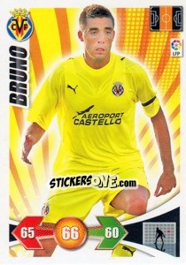 Cromo Bruno Soriano - Liga BBVA 2009-2010. Adrenalyn XL - Panini