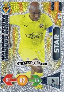 Sticker Marcos Senna (S) - Liga BBVA 2009-2010. Adrenalyn XL n. 316 - Panini