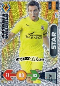 Sticker Cazorla (S) - Liga BBVA 2009-2010. Adrenalyn XL n. 319 - Panini