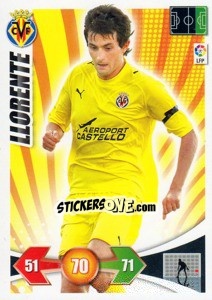 Sticker Joseba Llorente - Liga BBVA 2009-2010. Adrenalyn XL - Panini