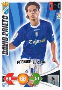 Sticker David Prieto - Liga BBVA 2009-2010. Adrenalyn XL n. 329 - Panini