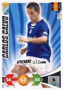 Sticker Carlos Calvo - Liga BBVA 2009-2010. Adrenalyn XL n. 336 - Panini
