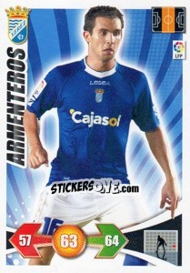 Sticker Armenteros - Liga BBVA 2009-2010. Adrenalyn XL n. 338 - Panini