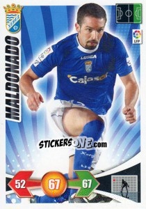 Sticker Maldonado - Liga BBVA 2009-2010. Adrenalyn XL n. 340 - Panini