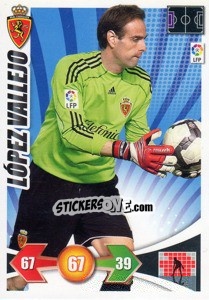 Cromo Lopez Vallejo - Liga BBVA 2009-2010. Adrenalyn XL - Panini