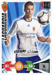 Cromo Laguardia - Liga BBVA 2009-2010. Adrenalyn XL n. 344 - Panini