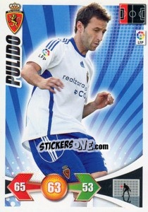 Sticker Pulido - Liga BBVA 2009-2010. Adrenalyn XL - Panini