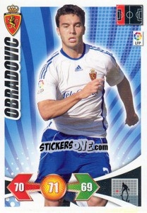 Sticker Obradovic - Liga BBVA 2009-2010. Adrenalyn XL n. 349 - Panini