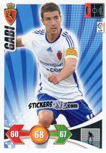 Figurina Gabi - Liga BBVA 2009-2010. Adrenalyn XL - Panini