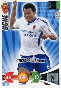 Sticker Uche - Liga BBVA 2009-2010. Adrenalyn XL n. 358 - Panini