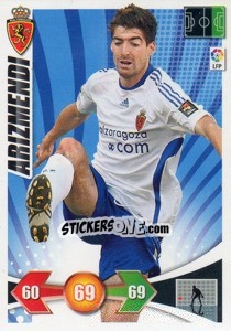 Sticker Arizmendi - Liga BBVA 2009-2010. Adrenalyn XL n. 360 - Panini