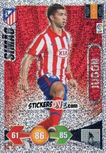 Sticker Simao - Atletico Madrid - Liga BBVA 2009-2010. Adrenalyn XL n. 363 - Panini