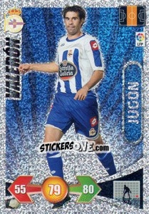 Figurina Valeron - R.C. Deportivo - Liga BBVA 2009-2010. Adrenalyn XL - Panini