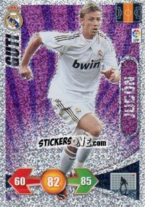 Cromo Guti - Real Madrid - Liga BBVA 2009-2010. Adrenalyn XL - Panini