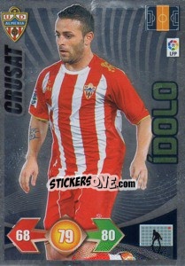 Sticker Crusat / U.D. Almeria - Liga BBVA 2009-2010. Adrenalyn XL n. 381 - Panini