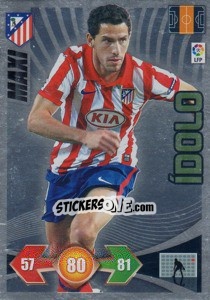 Cromo Maxi Rodriguez - Atletico Madrid - Liga BBVA 2009-2010. Adrenalyn XL - Panini