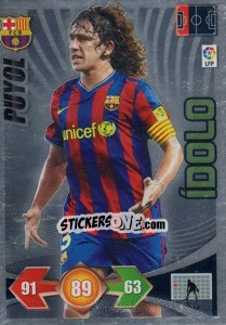 Sticker Puyol - F.C. Barcelona - Liga BBVA 2009-2010. Adrenalyn XL n. 385 - Panini