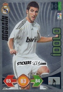 Sticker Higuain - Real Madrid - Liga BBVA 2009-2010. Adrenalyn XL n. 391 - Panini
