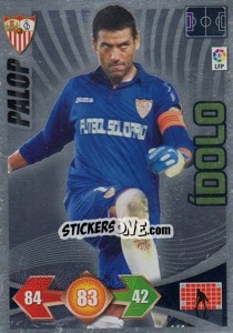 Sticker Palop - Sevilla F.C - Liga BBVA 2009-2010. Adrenalyn XL n. 396 - Panini