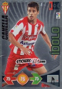 Sticker Canella - Real Sporting - Liga BBVA 2009-2010. Adrenalyn XL n. 397 - Panini