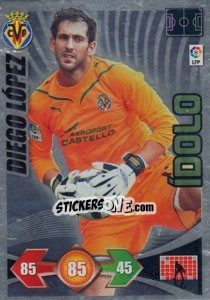Sticker Diego Lopez - Liga BBVA 2009-2010. Adrenalyn XL n. 402 - Panini