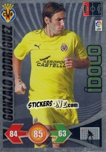 Cromo Gonzalo Rodriguez - Villarreal C.F. - Liga BBVA 2009-2010. Adrenalyn XL - Panini