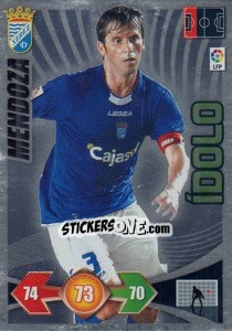 Sticker Mendoza - Xerez C.D. - Liga BBVA 2009-2010. Adrenalyn XL n. 404 - Panini