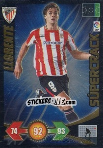 Sticker Fernando Llorente - Athletic Club - Liga BBVA 2009-2010. Adrenalyn XL n. 406 - Panini
