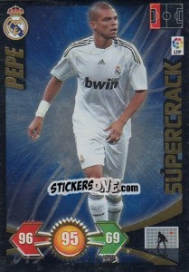 Cromo Pepe - Real Madrid - Liga BBVA 2009-2010. Adrenalyn XL - Panini