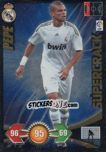 Sticker Pepe - Real Madrid - Liga BBVA 2009-2010. Adrenalyn XL n. 413 - Panini