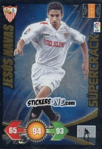 Sticker Jesus Navas - Sevilla F.C - Liga BBVA 2009-2010. Adrenalyn XL - Panini